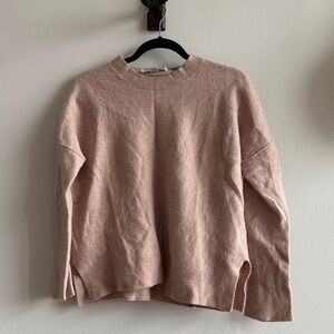 ALLSAINT Cozy Light Pink Sweater